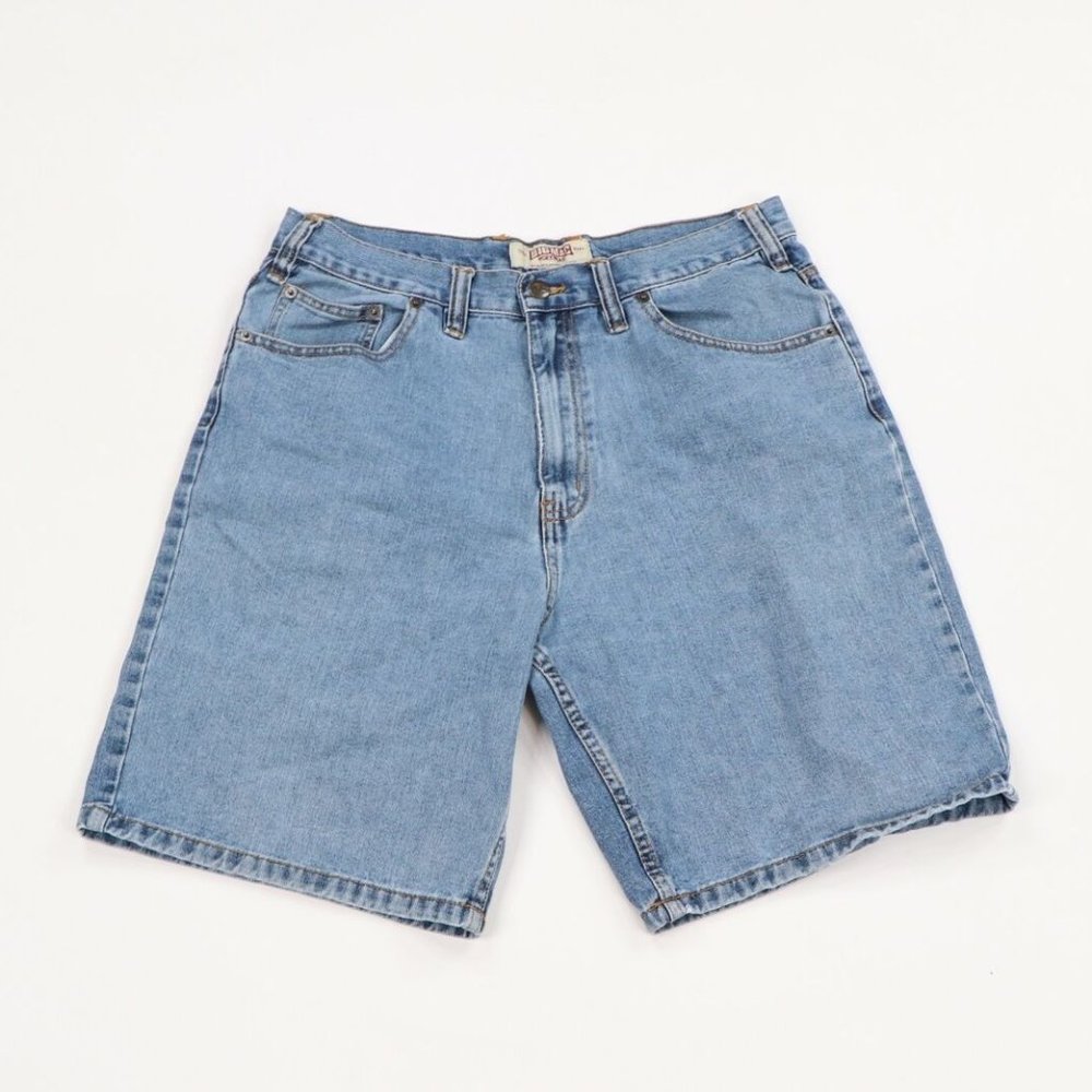 Vintage Big Mac Workwear Denim Jean Shorts Blue